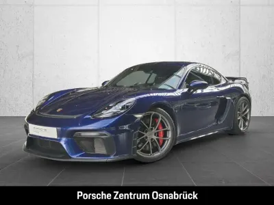 Second-hand Porsche 718 Cayman GT4 Chrono 420 CP (308 kW) 2020 Albastru Coupe