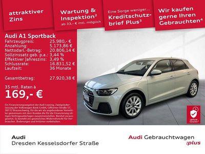 Gebraucht Audi A1 Sportback Advanced Plus 95 PS (69 kW) 2025 Silber Kleinwagen
