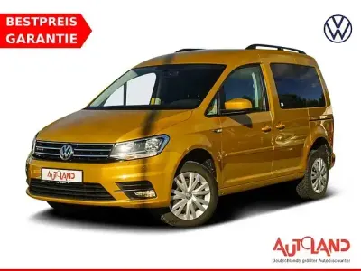 Gebraucht VW Caddy Comfortline 125 PS (91 kW) 2017 Sandstorm yellow metallic Van / Kleinbus