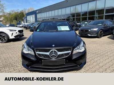 Usata Mercedes E200 184 CV (135 kW) 2016 Nero Cabrio