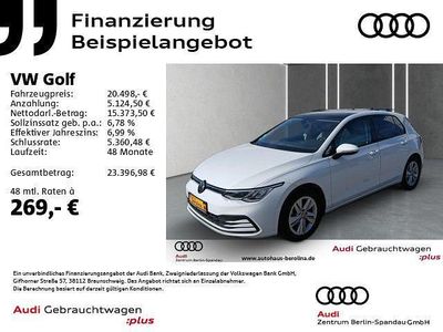 Gebraucht VW Golf VIII Life 110 PS (80 kW) 2022 Weiß Limousine