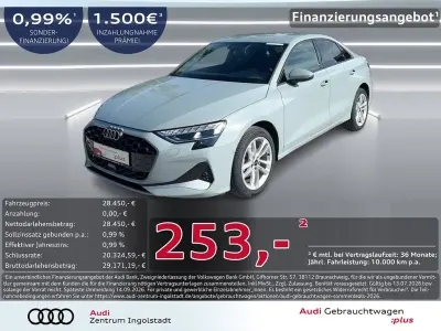 Gebraucht Audi A3 Advanced 116 PS (85 kW) 2025 Pfeilgrau perleffekt Limousine