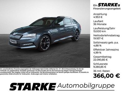 Gebraucht Skoda Superb SportLine 218 PS (160 kW) 2021 Grau Kombi