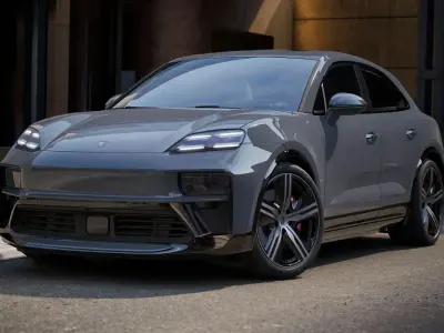 Neu Porsche Macan Turbo 469 kW (639 PS) 2026 Schiefergrau neo SUV