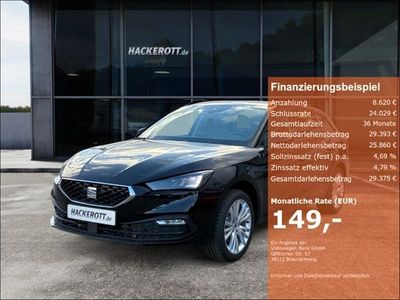 Nouă Seat Leon Style 150 CP (110 kW) 2025 Negru Berlinǎ