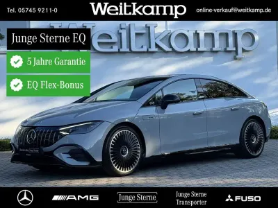 Gebraucht Mercedes EQE AMG 53 Premium Plus 459 kW (625 PS) 2022 Manufaktur alpingrau uni Limousine