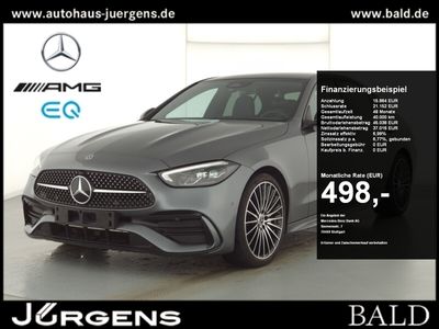 gebraucht Mercedes C300 d AMG/Navi/Wide/LED/Pano/Stdhz/Night/19"