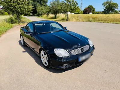 Gebraucht Mercedes SLK320 AMG 218 PS (160 kW) 2001 Schwarz Cabrio