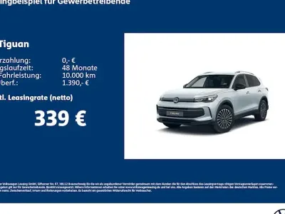 Neu VW Tiguan Life 150 PS (110 kW) 2026 Silber SUV