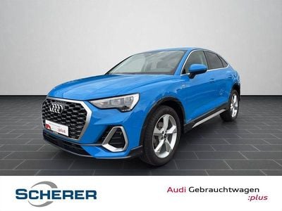 Turboblau (metallic) Gebraucht 2021 Audi Q3 Sportback Ambiente SUV | 27.999 € (Superpreis)