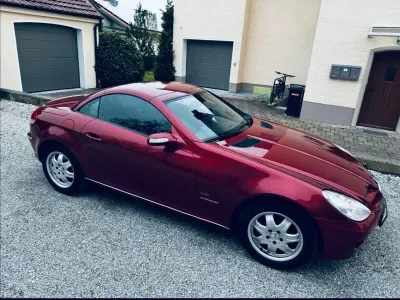 Usata Mercedes SLK200 163 CV (119 kW) 2004 Rosso Cabrio