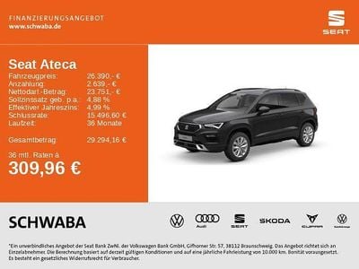 Magic schwarz metallic Gebraucht 2024 Seat Ateca Style SUV | 26.390 € (Fairer Preis)