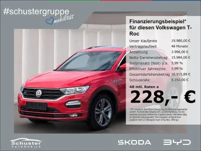 Gebraucht VW T-Roc R-line 190 PS (139 kW) 2018 Rot SUV
