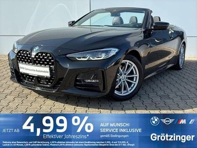 Gebraucht BMW 420 M Sport 184 PS (135 kW) 2023 Black sapphire metallic Cabrio