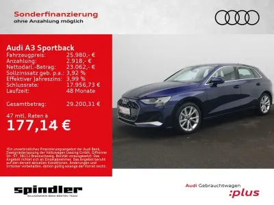 Gebraucht Audi A3 Advanced Plus 150 PS (110 kW) 2025 Navarrablau metallic Limousine