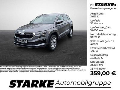 Neu Skoda Karoq Drive 150 PS (110 kW) 2025 Schwarz (schwarzmagic perleffekt) SUV