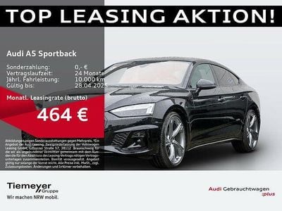Second-hand Audi A5 Sportback Competition 150 CP (110 kW) 2023 Negru Hatchback
