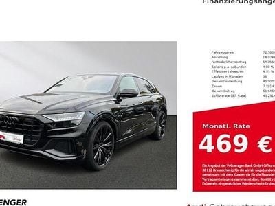 Mythosschwarz metallic Gebraucht 2023 Audi Q8 S-Line SUV | 72.380 € (Superpreis)