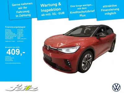 Brugt VW ID.4 GTX 250 kW (340 HK) 2025 Rød SUV