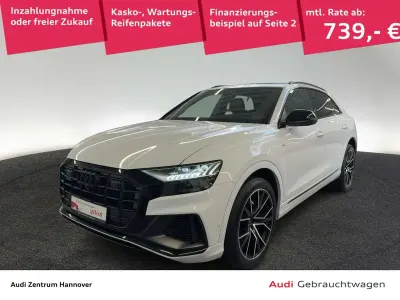 Second-hand Audi Q8 S-Line 340 CP (250 kW) 2023 Alb SUV