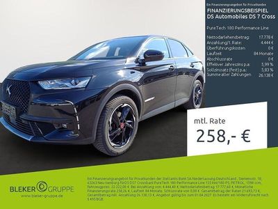 Gebraucht DS Automobiles DS7 Crossback Performance 181 PS (133 kW) 2023 Perlaneraschwarz SUV
