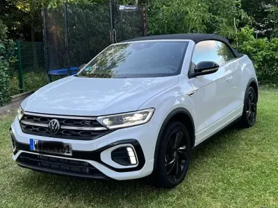 Gebraucht VW T-Roc Cabriolet R-line 150 PS (110 kW) 2024 Weiß Cabrio