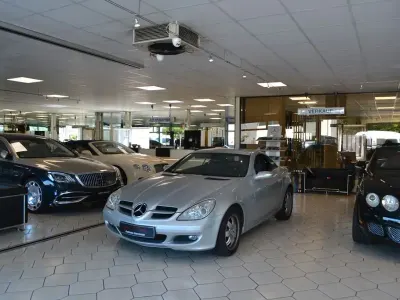 Gebraucht Mercedes SLK200 163 PS (119 kW) 2007 Silber Cabrio
