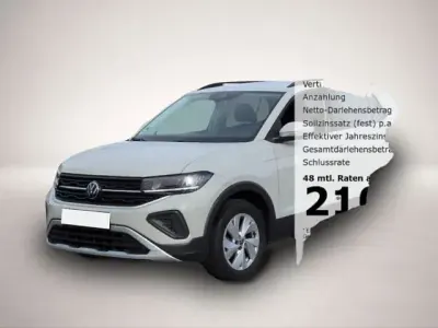 Gebraucht VW T-Cross Life 95 PS (69 kW) 2024 Grau SUV