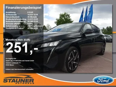 Gebraucht Peugeot 308 SW Allure 131 PS (96 kW) 2025 Schwarz Kombi