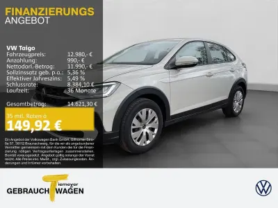 Gebraucht VW Taigo Basis 95 PS (69 kW) 2023 Grau SUV