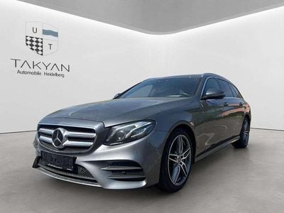 Usata Mercedes E220 AMG line 194 CV (142 kW) 2018 Grigio Station wagon