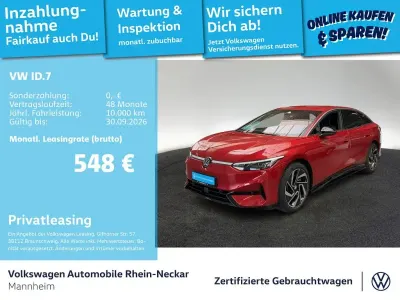Gebraucht VW ID.7 Pro 210 kW (286 PS) 2025 Kings red metallic Limousine