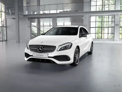 Brugt Mercedes A180 AMG 122 HK (89 kW) 2018 Hvid Sedan