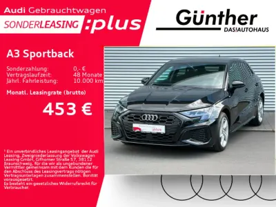 Gebraucht Audi A3 Sportback e-tron S-Line 245 PS (180 kW) 2022 Mythosschwarz metallic Kleinwagen