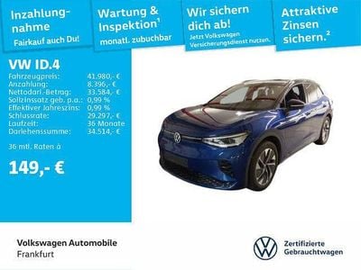 Blue dusk metallic/schwarz Gebraucht 2023 VW ID.4 GTX SUV | 41.980 € (Teuer)