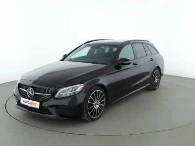 Gebraucht Mercedes C200 AMG line 2019 Schwarz Kombi
