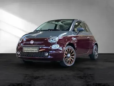 Gebraucht Fiat 500C Collezione 69 PS (50 kW) 2019 Colore esterno (bordeaux 218 / grigio ca Cabrio