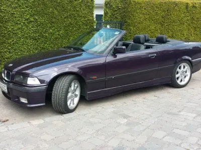 Gebraucht BMW 320 Cabriolet 150 PS (110 kW) 1995 Violet Cabrio