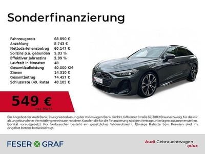 Daytonagrau perleffekt Gebraucht 2025 Audi S5 Sport Kombi | 68.890 € (Fairer Preis)