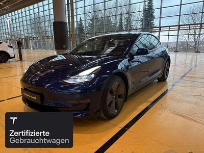 Blau Gebraucht 2021 Tesla Model 3 Long Range AWD Limousine | 28.300 € (Guter Preis)