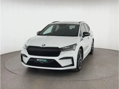 Gebraucht Skoda Enyaq iV SportLine 150 kW (204 PS) 2022 Weiß (metallic) SUV