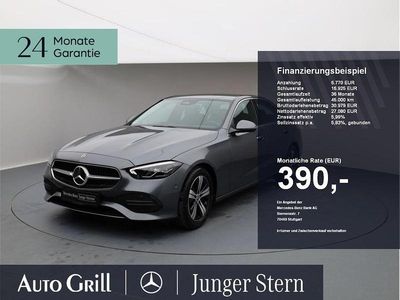 Gebraucht Mercedes C200 Avantgarde 163 PS (119 kW) 2023 Metalliclack selenitgrau Limousine