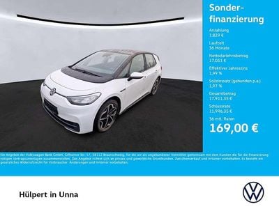 Gebraucht VW ID.3 Pro 106 kW (145 PS) 2022 Gletscherweiß metallic Kleinwagen