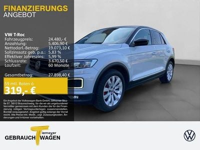 Second-hand VW T-Roc Sport 190 CP (139 kW) 2018 Argintiu SUV