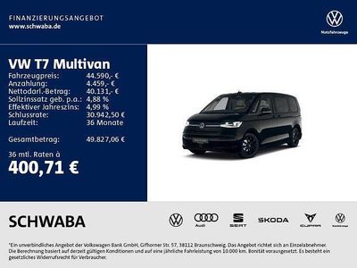 Gebraucht VW Multivan Life 150 PS (110 kW) 2024 Deep black perleffekt Van