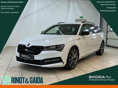 Gebraucht Skoda Superb SportLine 150 PS (110 kW) 2024 Weiss Kombi