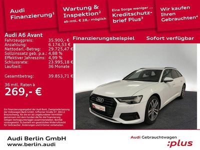 Gebraucht Audi A6 Sport 299 PS (219 kW) 2022 Gletscherweiß metallic Kombi