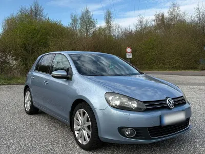 Second-hand VW Golf VI Highline 122 CP (89 kW) 2009 Albastru Hatchback