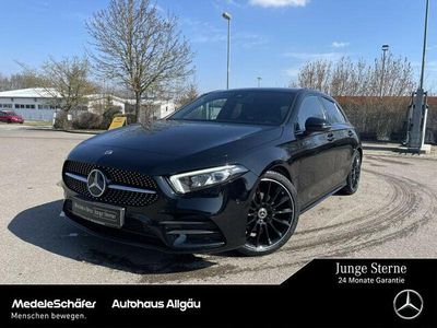 Gebraucht Mercedes A200 AMG 163 PS (119 kW) 2022 Unilack nachtschwarz Limousine