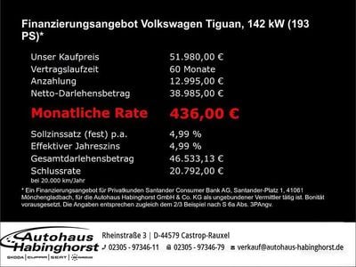 Neu VW Tiguan R-line Edition 193 PS (141 kW) 2026 Schwarz SUV